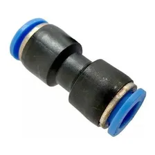 Conexão Pneumática Engate Rápido União Tubo Pu 10mm 30pçs Foto mini 1