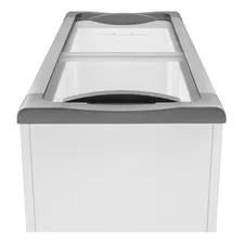 Congelador Metalfrio Tampo Deslizante Vidro 284lts Nf30 Volt Foto mini  3