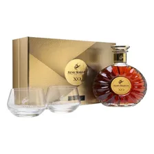 Conhaque Remy Martin Xo 1l Com 2 Copos Vidros Foto mini 2