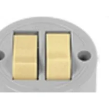 Conj 2 Interruptor Simples 6a 250v Sobrepor Redondo Ilumi Foto mini 4