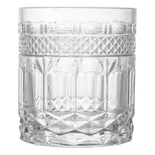 Conj. 6 Copos Baixo Vidro Transparente Lapidado Brand 325ml Cor Água Foto mini 3