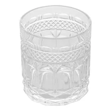 Conj. 6 Copos Baixo Vidro Transparente Lapidado Brand 325ml Cor Água Foto mini 4