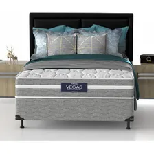 Conj Box Mola Ensac. Prodormir Vegas Springs Casal 138x46cm Cor Cinza Foto mini  3