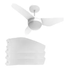 Conj. Hélice 3 Pás P/ Ventilador Nano Inspire Aliseu Branco Foto  mini 1