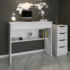 Conj P/ Home Office Mesinha Estilo Industrial + Cadeira Cor Preto Foto mini 3