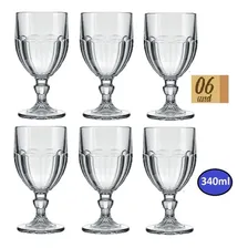 Conjunto 06 Taças Vidro Água Açaí Bristol Nadir - 340ml Foto mini  3