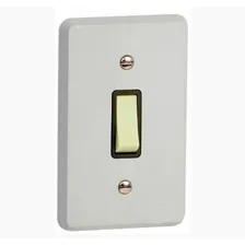 Conjunto 1 Int Paralelo Silentoque Vertical 10a 250v C/placa Cor Cinza Corrente Nominal 10 A Foto  mini 1