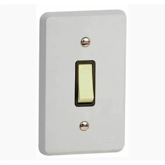Conjunto 1 Int Paralelo Silentoque Vertical 10a 250v C/placa Cor Cinza Corrente Nominal 10 A Foto 1