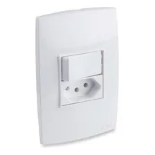 Conjunto 1 Interruptor Paralelo E 1 Tomada Force Line Foto mini 1