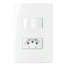 Conjunto 1 Interruptor Paralelo+tomada 10a - Sleek Foto mini 1