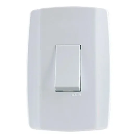 Conjunto 1 Interruptor Simples 10a - Slim - Ilumi Foto 1