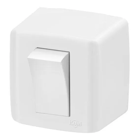Conjunto 1 Interruptor Simples - Ilumi Slim Box - Isb001 Foto 1