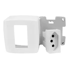 Conjunto 1 Tomada De Sobrepor 20a 250v Box Slim Ilumi 84141 Foto mini 3