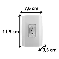 Conjunto 1 Tomada Vertical 20a - Ilumi Slim - 80141 Foto mini  2