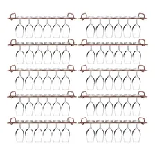 Conjunto 10 Organizadores Suportes De Taças 42cm Porta Taças Cor Rosé Gold Foto mini 1