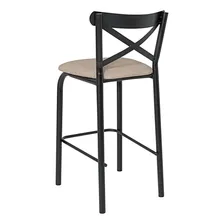 Conjunto 2 Banquetas Para Cozinha Assento Anatômico Fc Foto mini  2