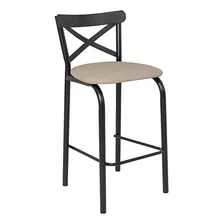Conjunto 2 Banquetas Para Cozinha Assento Anatômico Fc Foto mini  3