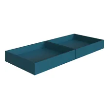 Conjunto 2 Gavetões Individuais Para Beliche Azul Secreto Foto  mini 1