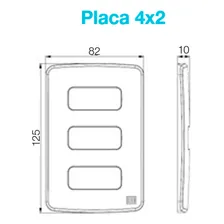 Conjunto 2 Interruptor Paralelo + 1 Tomada 20a 250v Composé Foto mini 4