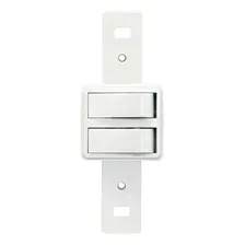 Conjunto 2 Interruptores Simples Horizontal Branco 10a 250v Foto mini 1
