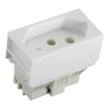 Conjunto 2 Tomada Sobrepor 10a 250v Monobloco - Ilumi 84120 Cor Branco Foto mini  2