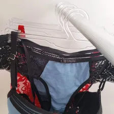 Conjunto 25 Cabides De Lojas Para Lingerie Cristal Com Encai Foto mini 2
