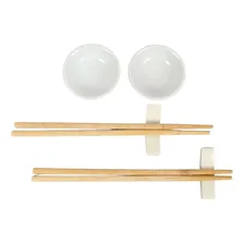 Conjunto 2pessoas Sushi Nagano Hashi Faca Esteira Niguiri Foto mini  2