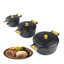 Conjunto 3 Caçarolas De Ferro Fundido Cozimento Perfeito Foto mini 1