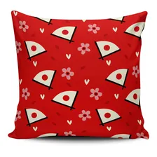 Conjunto 3 Capas Almofadas Decorativas Estilo Japonesa 45x45 Foto mini 4