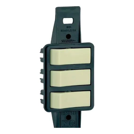 Conjunto 3 Interruptor Simples 10a 250v Silentoque Pial Foto 1