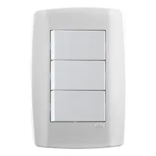 Conjunto 3 Interruptores Simples - Ilumi Slim - 8019 Foto mini 1
