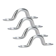 Conjunto 4 Alças Inox 8mm Para Caiaque Barco E Defensa Foto mini 1