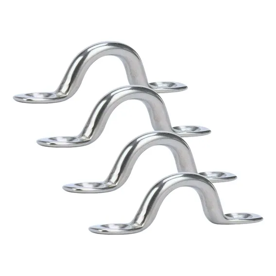Conjunto 4 Alças Inox 8mm Para Caiaque Barco E Defensa Foto 1