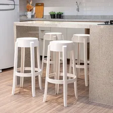 Conjunto 4 Banquetas Em Polipropileno Shine Plus Foto mini 1