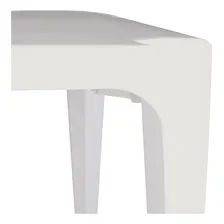 Conjunto 4 mesas plásticas bela vista Mor cor branco Foto mini  3