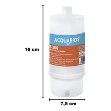 Conjunto 4 Refil Filtro Blindado Água Ab200 7 Pou Acquabios Foto mini  2
