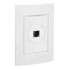 Conjunto 4x2 Tomada Telefonica Rj11 680235 Cor Branco Foto mini  2