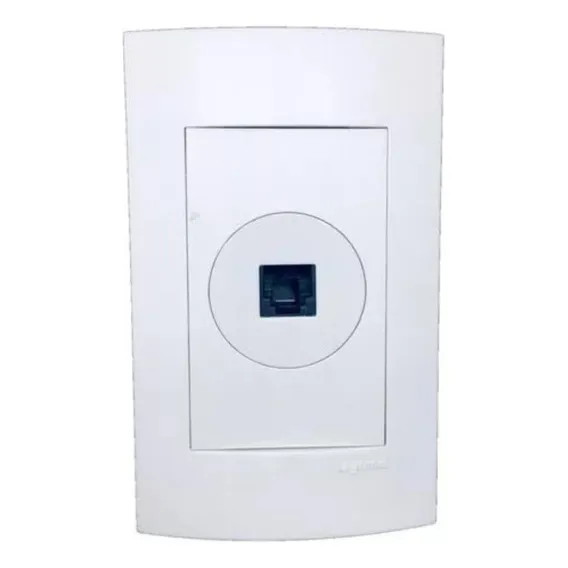 Conjunto 4x2 Tomada Telefonica Rj11 680235 Cor Branco Foto 1