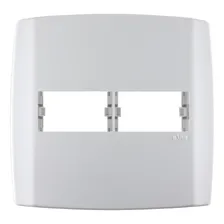 Conjunto 4x4 Antena Coaxial + Tomada 10a Slim Ilumi Cor Branco Foto mini 2
