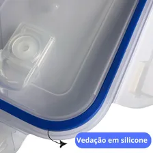 Conjunto 5 Pote Hermético Marmita 630ml Pote Vidro Prático Cor Sortida Foto mini 3