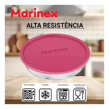 Conjunto 6 Assadeira Marinex Redonda 2,4 Litros Vidro Foto mini 4