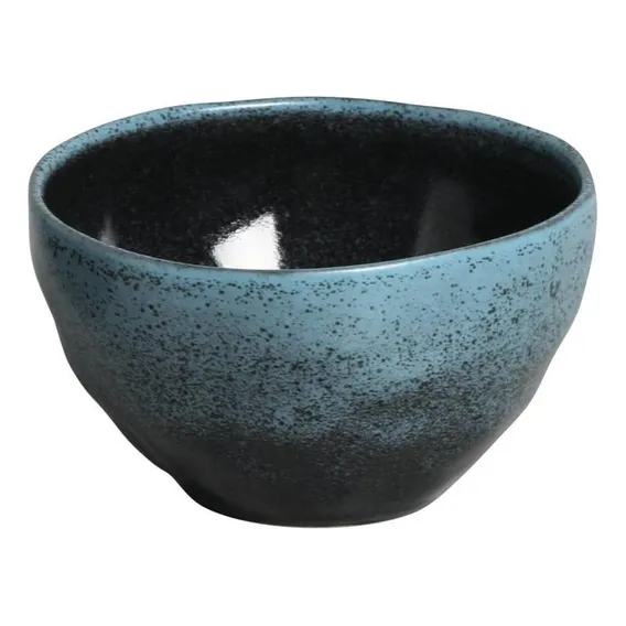 Conjunto 6 Bowls Cumbuca Tigela Jogo Cerâmica Petroleum Azul Foto 1