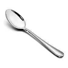 Conjunto 6 Colheres De Sopa Para Jantar Inox Linha Prata Foto mini 3