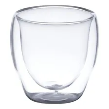 Conjunto 6 Copos Para Café 70ml Com Parede Dupla 6298 Lyor Cor Transparente Foto  mini 1