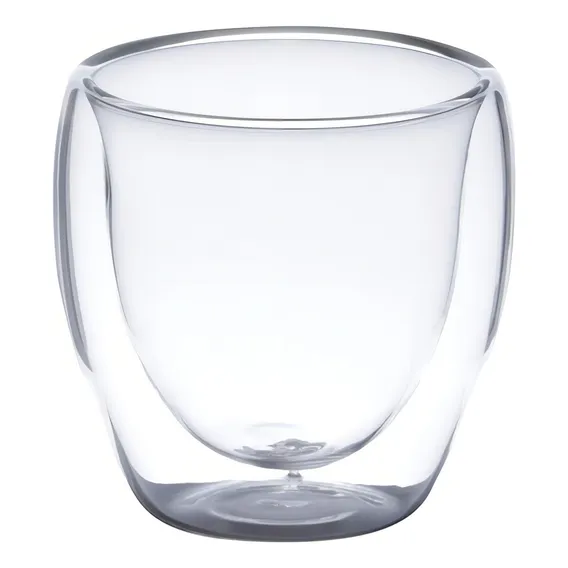 Conjunto 6 Copos Para Café 70ml Com Parede Dupla 6298 Lyor Cor Transparente Foto 1