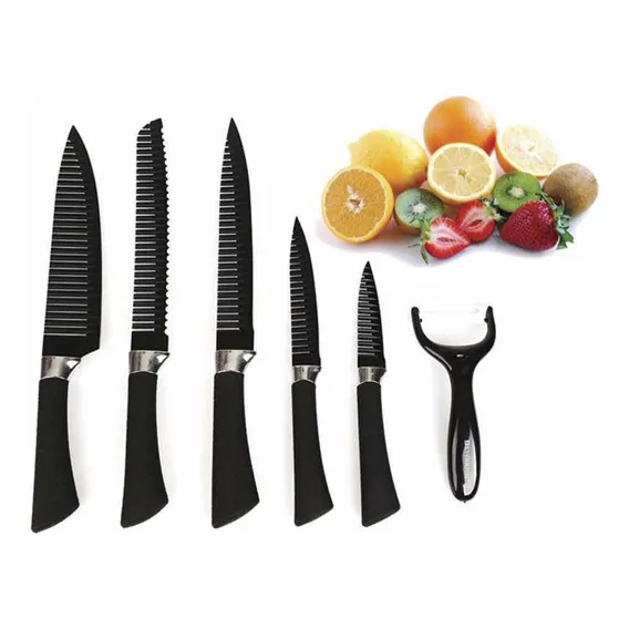 Conjunto 6 Facas Para Churrasco Foto 1