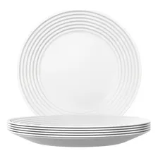 Conjunto 6 Pratos Duralex Opaline Saturno 26cm Raso Foto mini 1