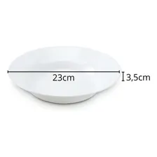 Conjunto 6 Pratos Fundo Menu Opaline 23cm Foto mini 2