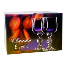 Conjunto 6 Taças Cristal Bohemia Vinho Degustação 190ml Foto mini 2