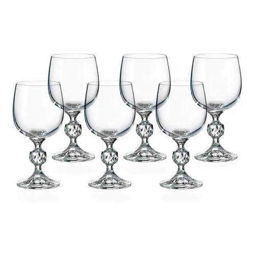 Conjunto 6 Taças Cristal Bohemia Vinho Degustação 190ml Foto 1